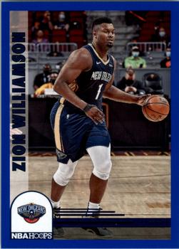 2022-23 Hoops - Blue #296 Zion Williamson Front