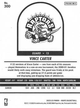 2022-23 Hoops Winter #300 Vince Carter Back