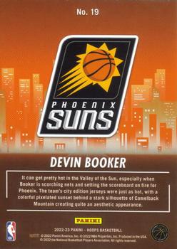 2022-23 Hoops - City Edition #19 Devin Booker Back