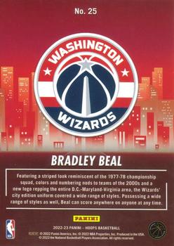 2022-23 Hoops - City Edition #25 Bradley Beal Back