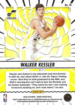 2022-23 Hoops - Class Action #19 Walker Kessler Back