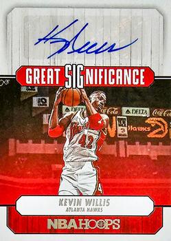 2022-23 Hoops - Great SIGnificance #GS-KVW Kevin Willis Front