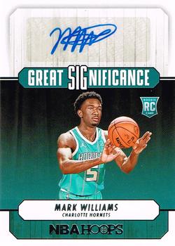 2022-23 Hoops - Great SIGnificance #GS-MKW Mark Williams Front