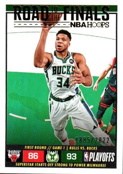 2022-23 Hoops - Road to the Finals / NBA Championship #7 Giannis Antetokounmpo Front