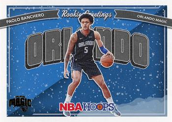 2022-23 Hoops Winter - Rookie Greetings #1 Paolo Banchero Front