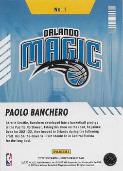 2022-23 Hoops - Arriving Now #1 Paolo Banchero Back