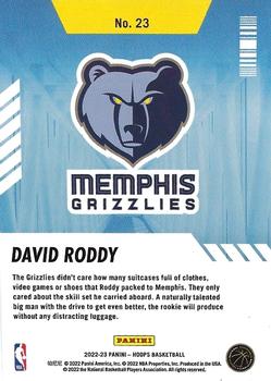 2022-23 Hoops - Arriving Now #23 David Roddy Back