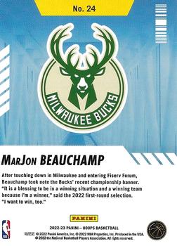 2022-23 Hoops - Arriving Now #24 MarJon Beauchamp Back