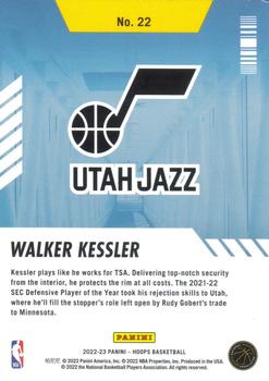2022-23 Hoops Winter - Arriving Now Holo #22 Walker Kessler Back