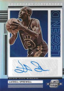 2021-22 Panini Contenders Optic - Legendary Contenders Autographs #LCA-LSP Latrell Sprewell Front