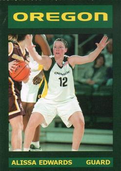 2001-02 Oregon Ducks Women #NNO Alissa Edwards Front