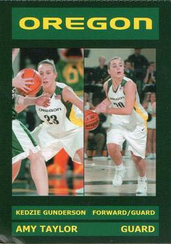 2001-02 Oregon Ducks Women #NNO Kedzie Gunderson / Amy Taylor Front