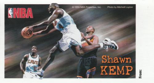 1999 Cleo NBA Valentines #NNO Shawn Kemp Front