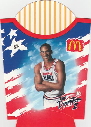 1994 McDonald's French Fries Holder Team USA - Dream Team 2 #NNO Steve Smith Front