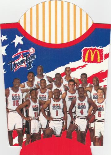 1994 McDonald's French Fries Holder Team USA - Dream Team 2 #NNO Dream Team 2 Front