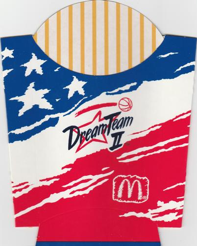 1994 McDonald's French Fries Holder Team USA - Dream Team 2 #NNO Dream Team 2 Logo Front