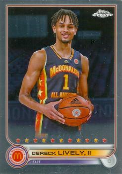 2022 Topps Chrome McDonald's All American #2 Dereck Lively, II Front
