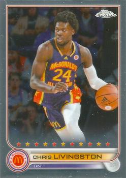 2022 Topps Chrome McDonald's All American #3 Chris Livingston Front