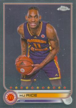 2022 Topps Chrome McDonald's All American #7 MJ Rice Front