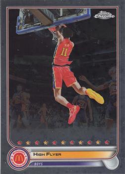 2022 Topps Chrome McDonald's All American #59 High Flyer Front