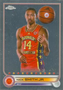 2022 Topps Chrome McDonald's All American #68 Nick Smith Jr Front
