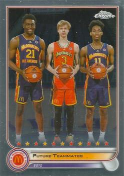 2022 Topps Chrome McDonald's All American #94 Future Teammates Front