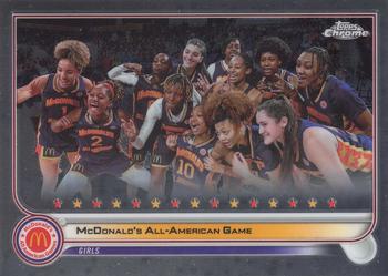 2022 Topps Chrome McDonald's All American #98 McDonald's All-American Game Front