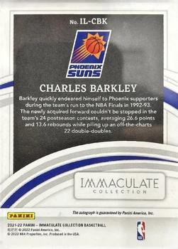2021-22 Panini Immaculate Collection - Immaculate Legends #IL-CBK Charles Barkley Back