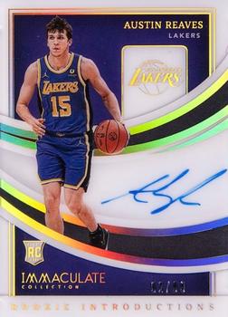 2021-22 Panini Immaculate Collection - Immaculate Rookie Introductions #IRI-ARA Austin Reaves Front
