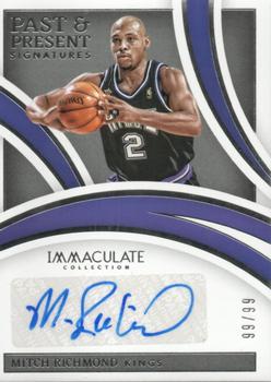 2021-22 Panini Immaculate Collection - Past and Present Signatures #IPP-MRM Mitch Richmond Front