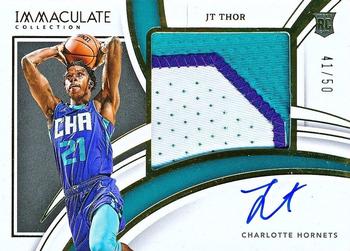 2021-22 Panini Immaculate Collection - Premium Patch Autographs #PPA-JTT JT Thor Front