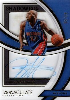 2021-22 Panini Immaculate Collection - Shadowbox Signatures #SBS-JSH Jerry Stackhouse Front