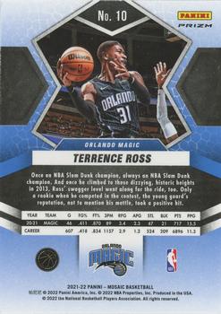 2021-22 Panini Mosaic - Silver #10 Terrence Ross Back