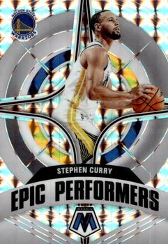 2021-22 Panini Mosaic - Epic Performers Mosaic #7 Stephen Curry Front