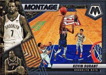 2021-22 Panini Mosaic - Montage #2 Kevin Durant Front