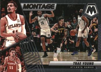 2021-22 Panini Mosaic - Montage #11 Trae Young Front