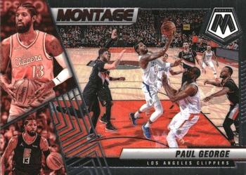 2021-22 Panini Mosaic - Montage #22 Paul George Front