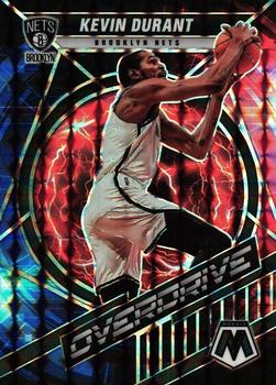 2021-22 Panini Mosaic - Overdrive #9 Kevin Durant Front
