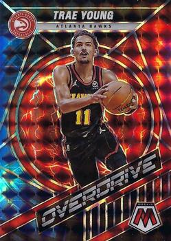 2021-22 Panini Mosaic - Overdrive #15 Trae Young Front