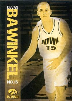 2008-09 Iowa Hawkeyes #NNO Devan Bawinkel Front
