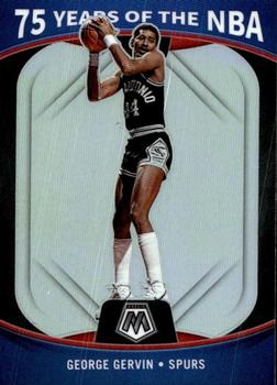 2021-22 Panini Mosaic - 75 Years of the NBA #87 George Gervin Front