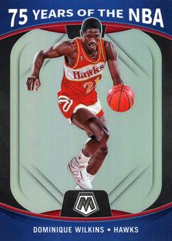 2021-22 Panini Mosaic - 75 Years of the NBA #92 Dominique Wilkins Front