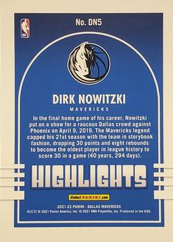 2021-22 Dallas Mavericks Dirk Nowitzki Highlights #DN5 Dirk Nowitzki Back