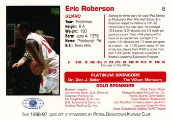 1996-97 Bradley Braves #8 Eric Roberson Back