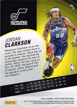 2022-23 Panini Revolution #5 Jordan Clarkson Back