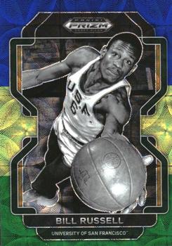 2022 Panini Prizm Draft Picks - Choice Blue Yellow and Green #4 Bill Russell Front