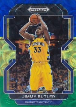 2022 Panini Prizm Draft Picks - Choice Blue Yellow and Green #25 Jimmy Butler Front