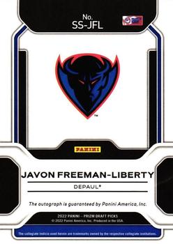 2022 Panini Prizm Draft Picks - Sensational Signatures #SS-JFL Javon Freeman-Liberty Back