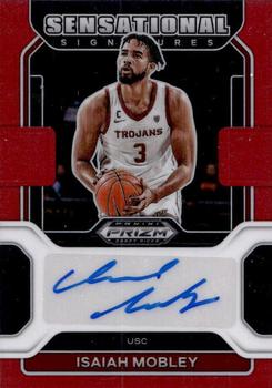 2022 Panini Prizm Draft Picks - Sensational Signatures Prizms Red #SS-MOB Isaiah Mobley Front