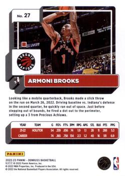 2022-23 Donruss - Silver Press Proof #27 Armoni Brooks Back